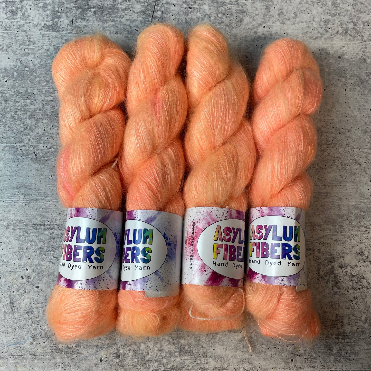 Mango Sorbet on Mohair - Ready to Ship