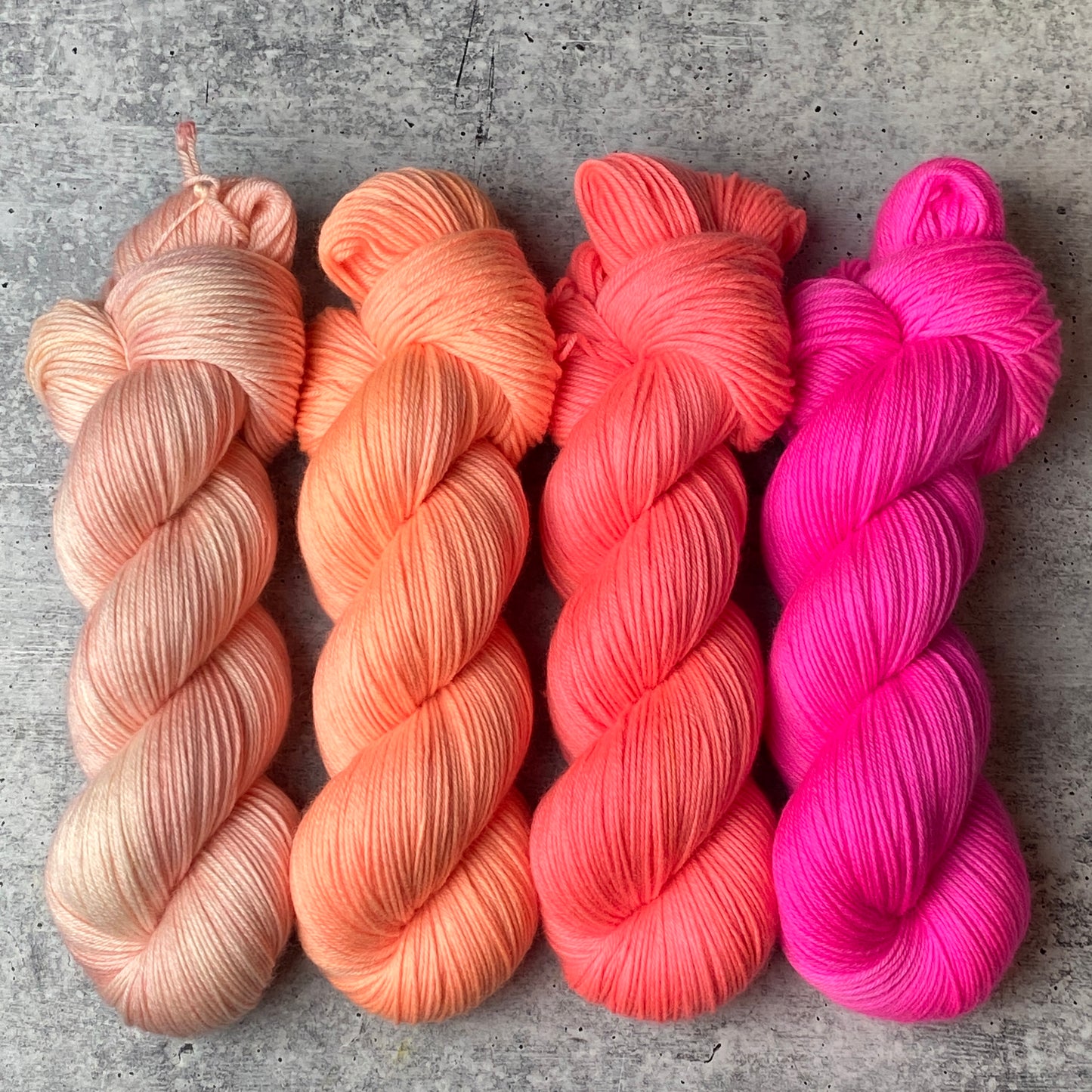 Geogradient Kit K on Luxe Fingering - Ready to Ship