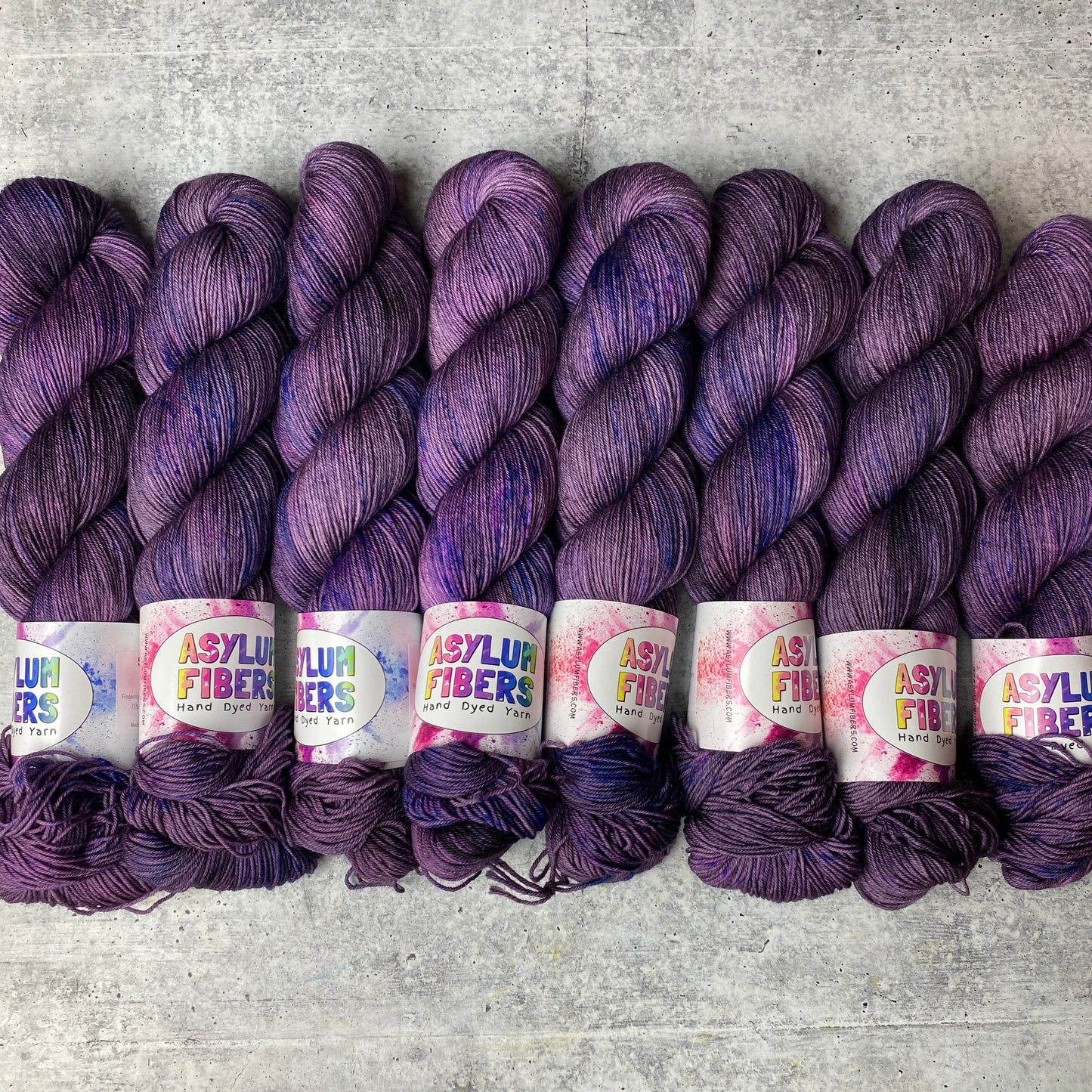 Galactic Plum on Smooth Sock - Ready to Ship
