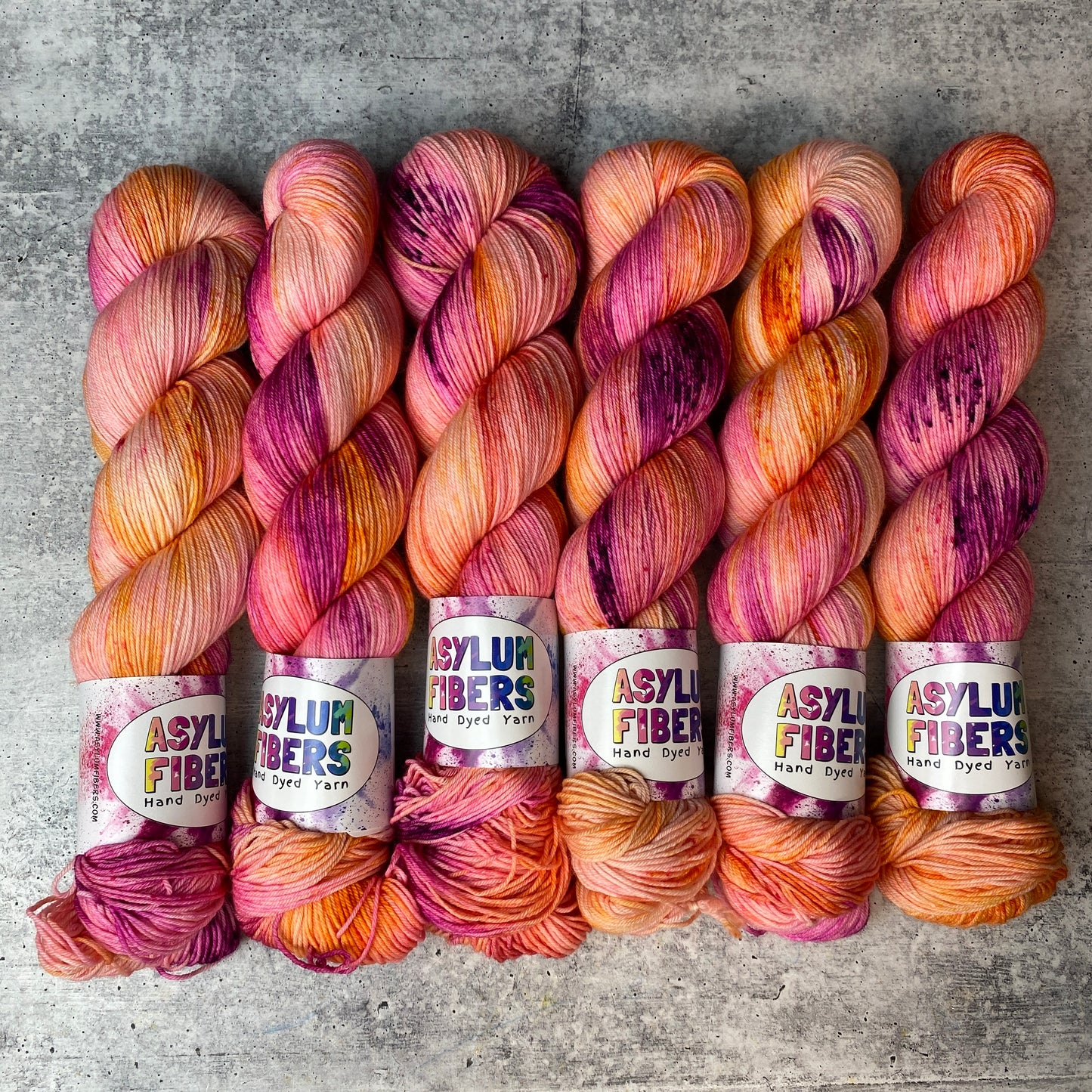 Tiger Lily on Smooth Sock - Ready to Ship