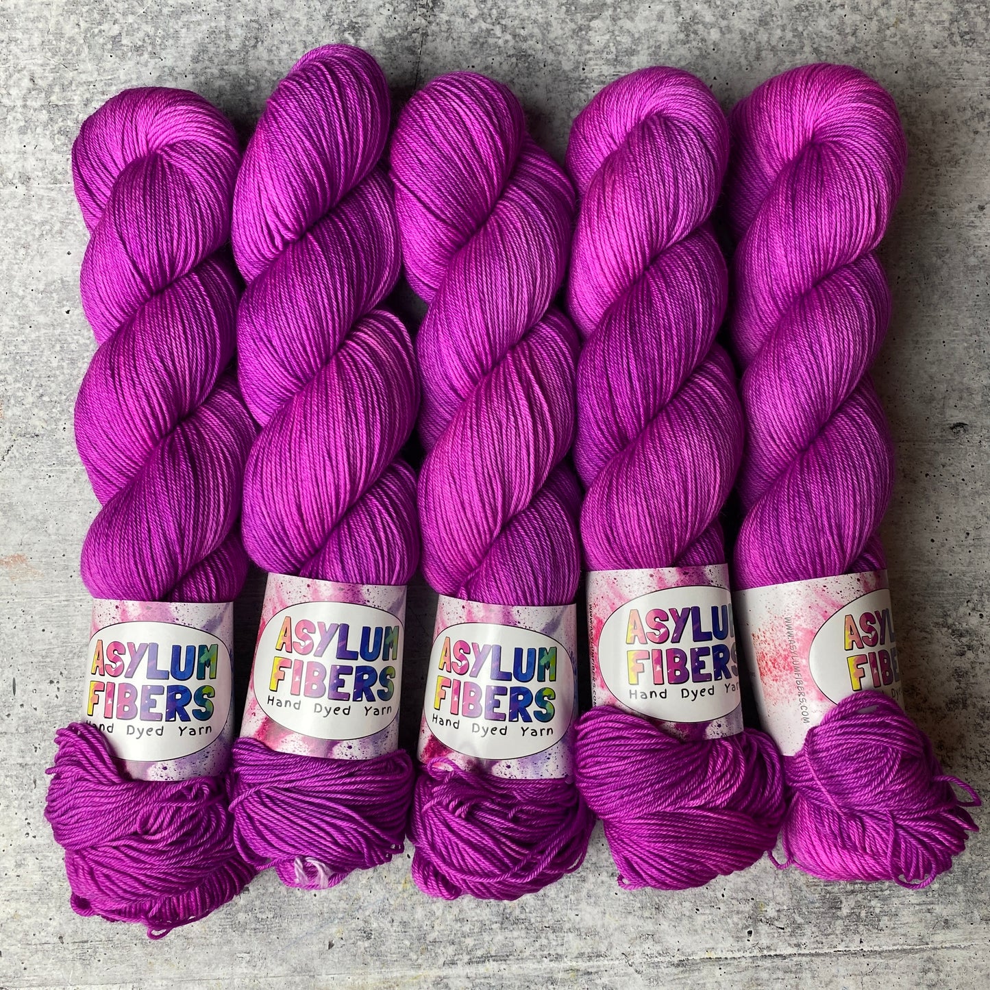 Wild Orchid on Smooth Sock - Ready to Ship