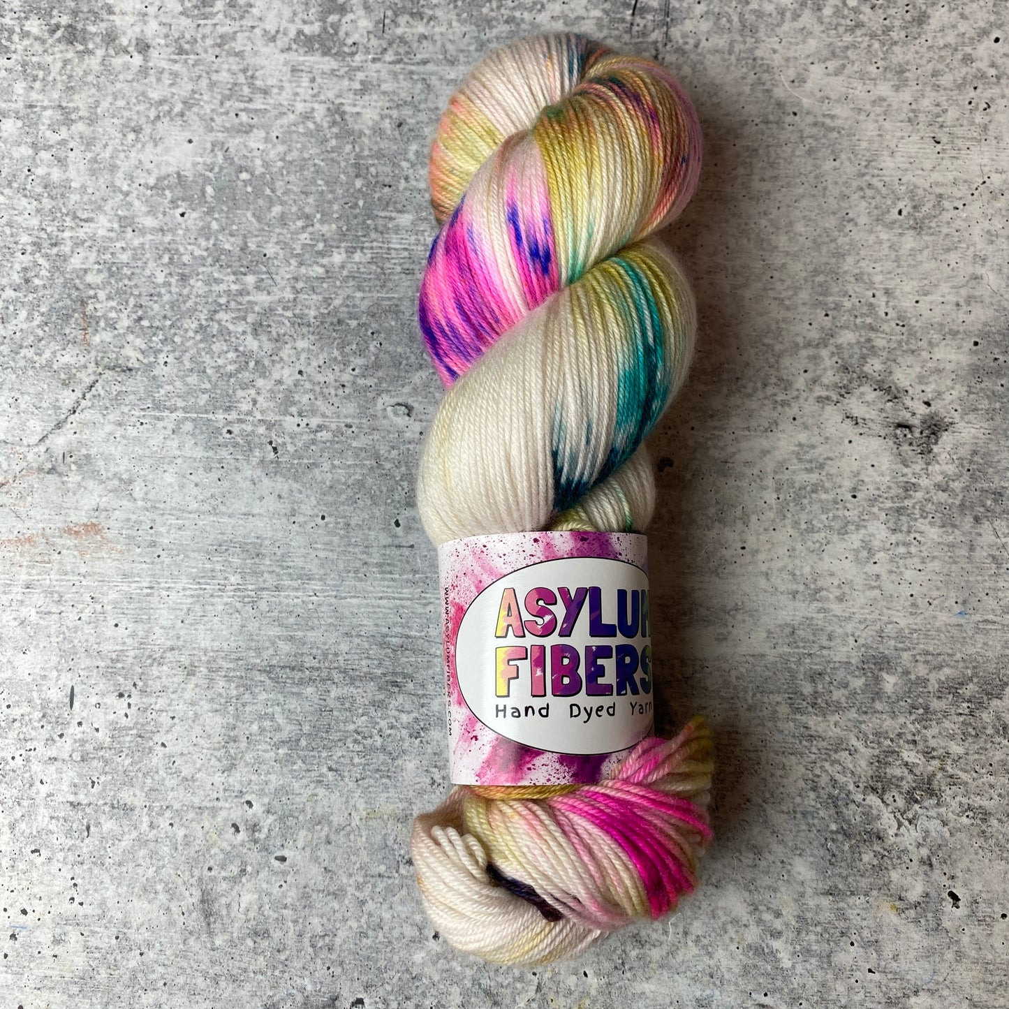 Confetti Cake on Luxe Fingering - Ready to Ship