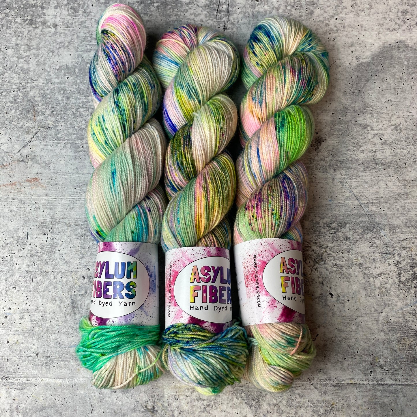 Monet Chaos (OOAK) on Smooth Sock - Ready to Ship