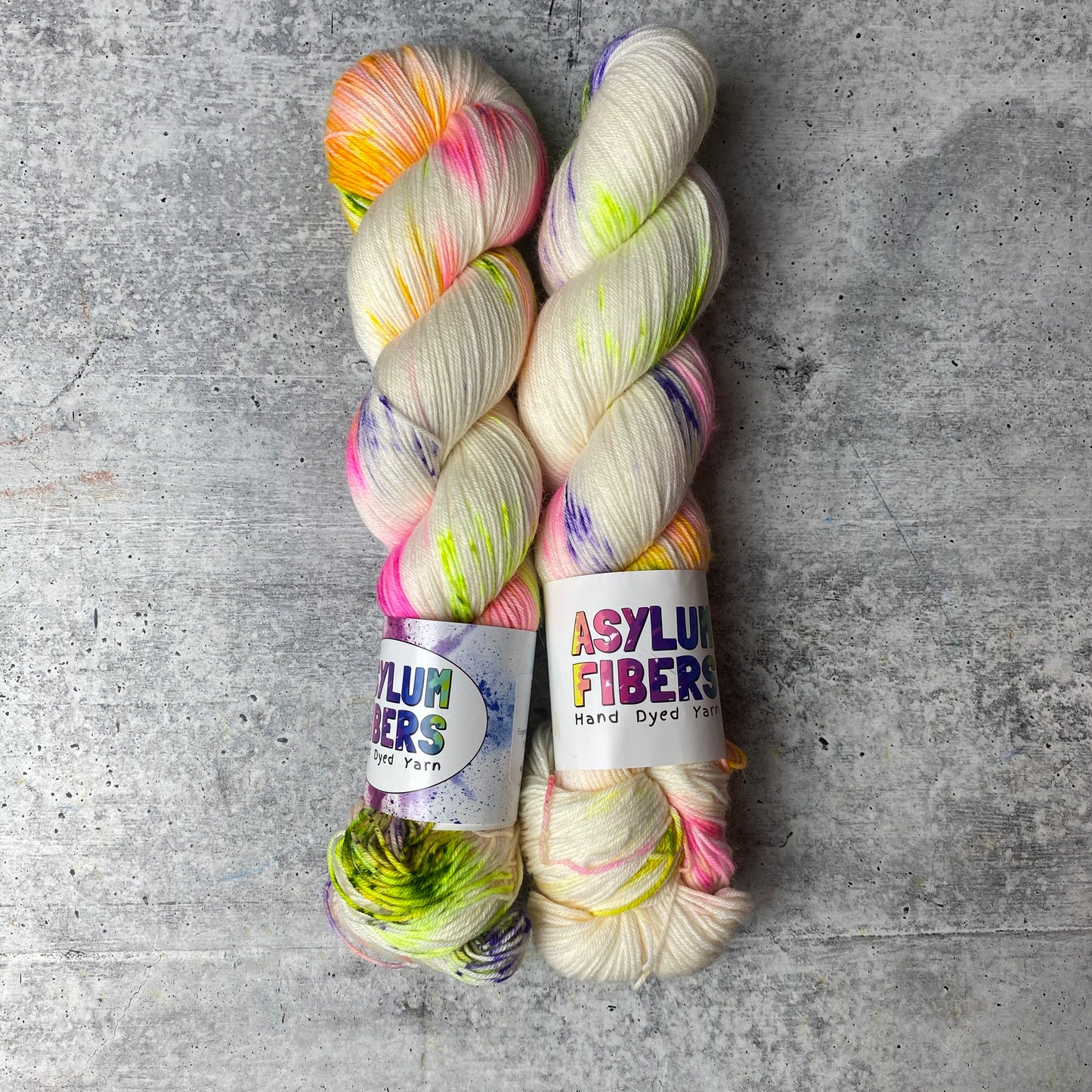 Wild Flower on Smooth Sock - Ready to Ship