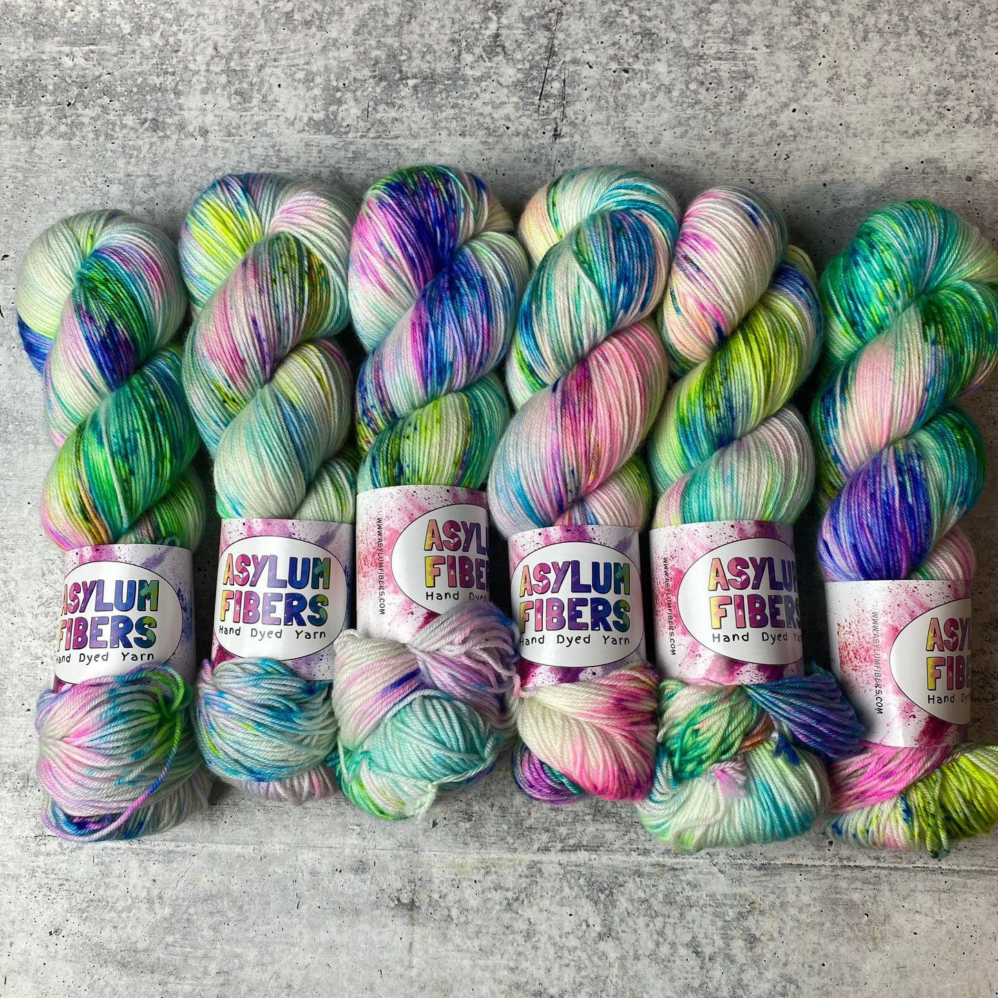 Lost in Monet on Luxe Fingering - Ready to Ship