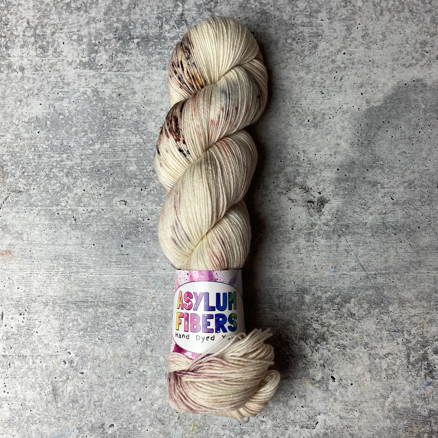 White Rabbit on Smooth Sock - Ready to Ship
