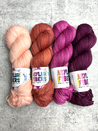 Westknits MusiKAL Kit "Mrs. Robinson" on Luxe Fingering - Ready to Ship