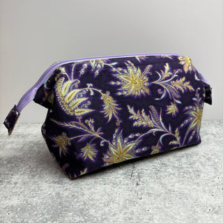 Emmaline Small Retreat Bag - Purple Metallic Floral