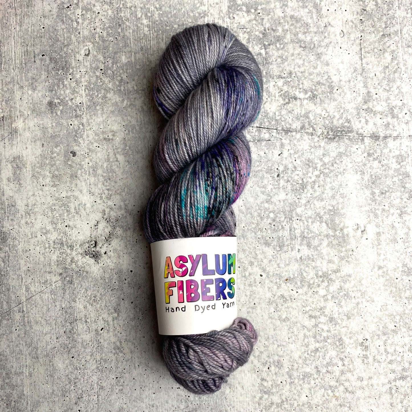 Cheshire Cat on Cashmere Sock - Ready to Ship