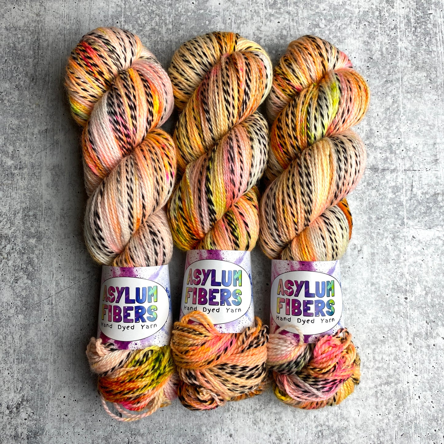 Hibiscus on Zebra Fingering - Ready to Ship