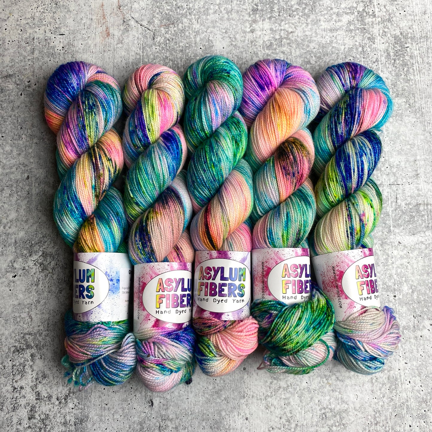 Lost in Monet on Glitter Sock - Ready to Ship
