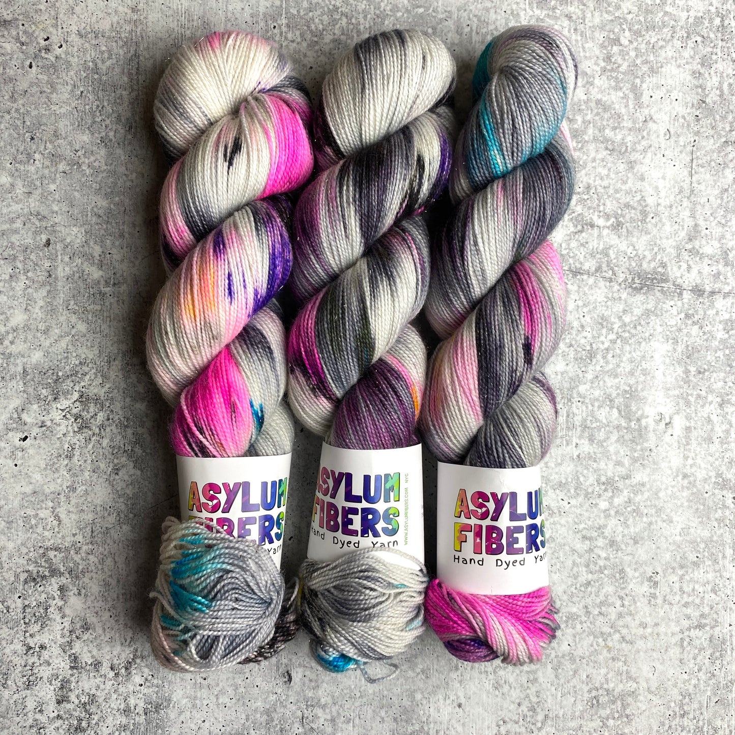 Creepy Graffiti on Glitter Sock - Ready to Ship