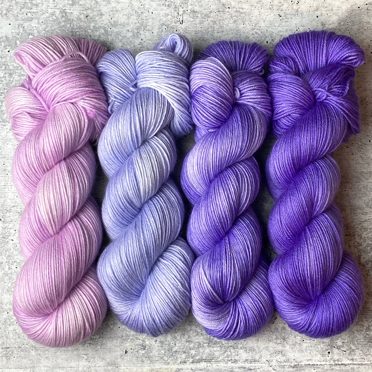 Geogradient Kit B on Luxe Fingering - Ready to Ship