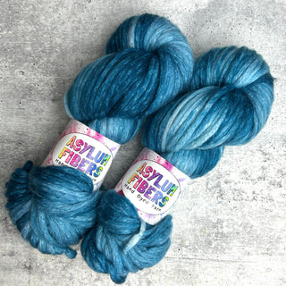 Sea Breeze Blue on Merino Super Chain - Ready to Ship