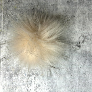 Pom Pom - Faux Fur with Snap