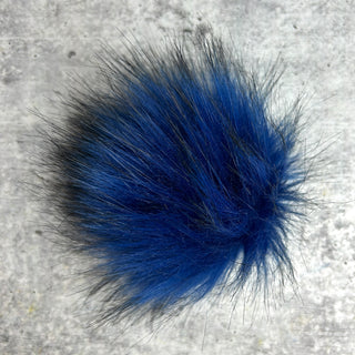 Pom Pom - Faux Fur with Snap