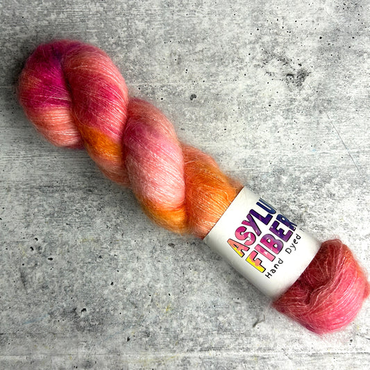 Tiger Lily on Mohair - Ready to Ship