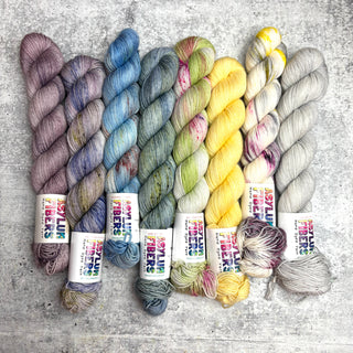 Westknits Color Kaleidoscope Kit "Daisy Chain" on Smooth Sock - Ready to Ship