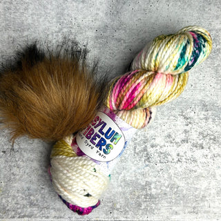 Hat Kit - Bulky (Confetti Cake w/ Camel Pom) - Ready to Ship