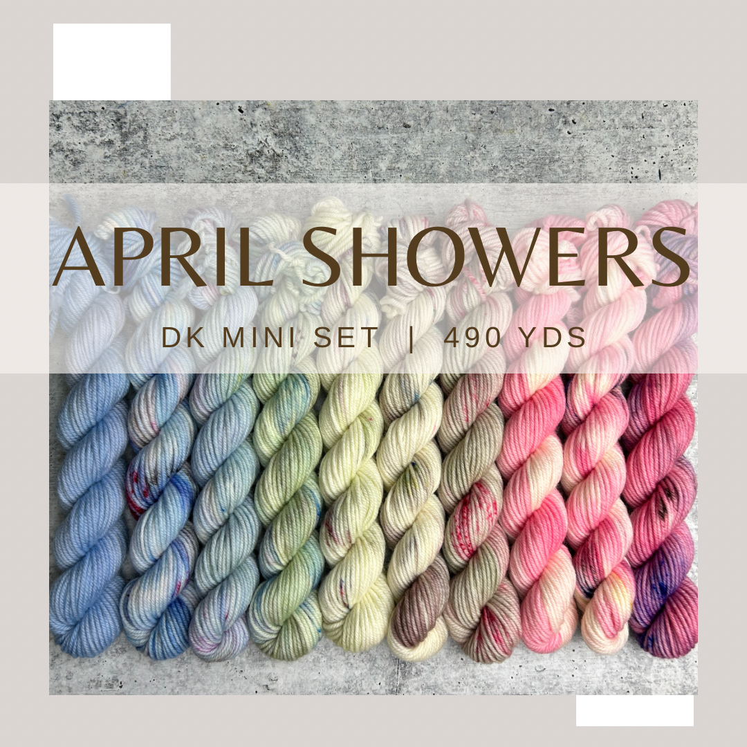 April Showers - DK mini set of 10 - Ready to Ship