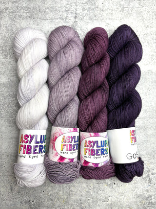 Westknits MusiKAL Kit "Lavender Haze" on Smooth Sock - Ready to Ship