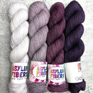 Lavender Haze - 4 Skein Set - Dyed to Order