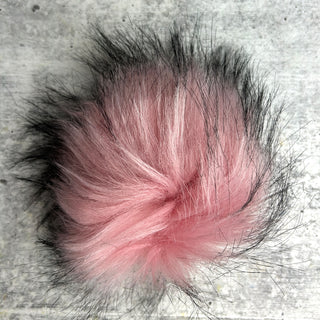 Pom Pom - Faux Fur with Snap