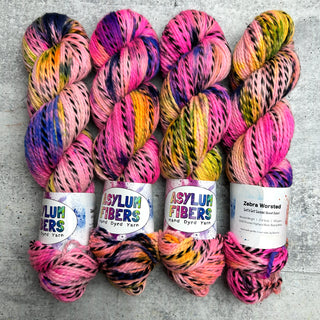 Let's Let Loose on Zebra Worsted - Ready to Ship