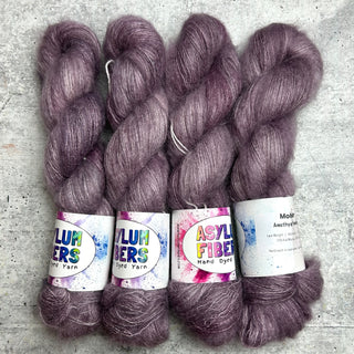 Amethyst Powder on Mohair - Ready to Ship