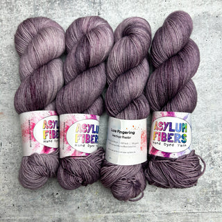 Amethyst Powder on Luxe Fingering - Ready to Ship