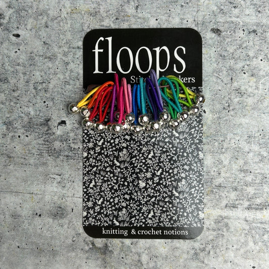 Floops Stitch Marker Set (Brilliant Colors)