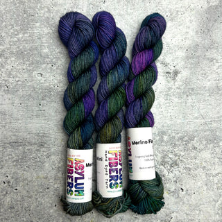 Slick on Merino Fingering Minis - Ready to Ship