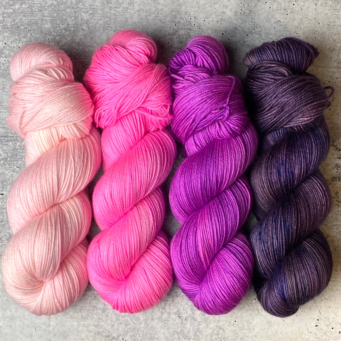Geogradient Kit “Dyer’s Choice” on Luxe Fingering - Ready to Ship