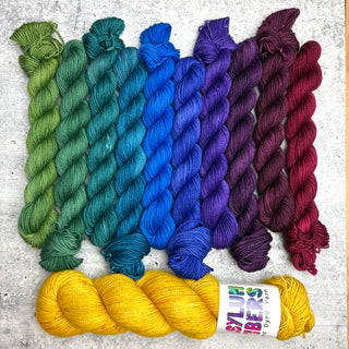 Tabby Road Kit F1 on Favorite Sock - Ready to Ship