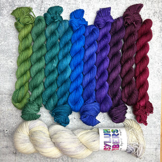 Tabby Road Kit F3 on Favorite Sock - Ready to Ship