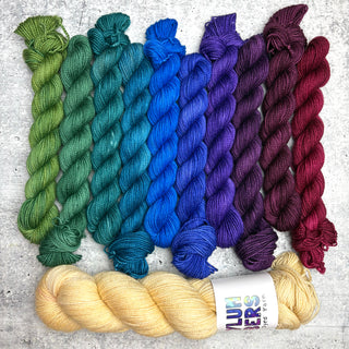 Tabby Road Kit F2 on Favorite Sock - Ready to Ship
