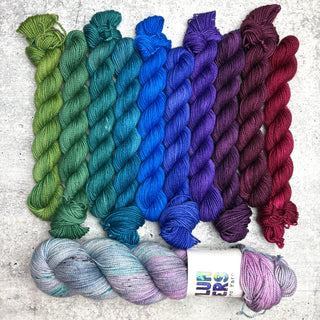 Tabby Road Kit F4 on Favorite Sock - Ready to Ship