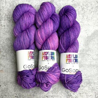 Grape Gusto on Merino Aran - Ready to Ship