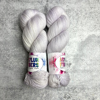 Soft Lilac on Luxe Fingering - Ready to Ship