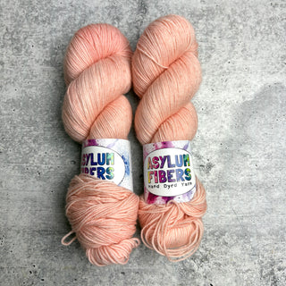 Peachy Keen on Luxe Fingering - Ready to Ship