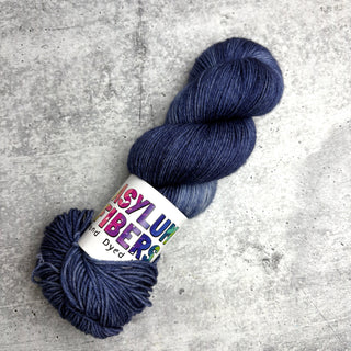 Dark Wash on Luxe Fingering - Ready to Ship