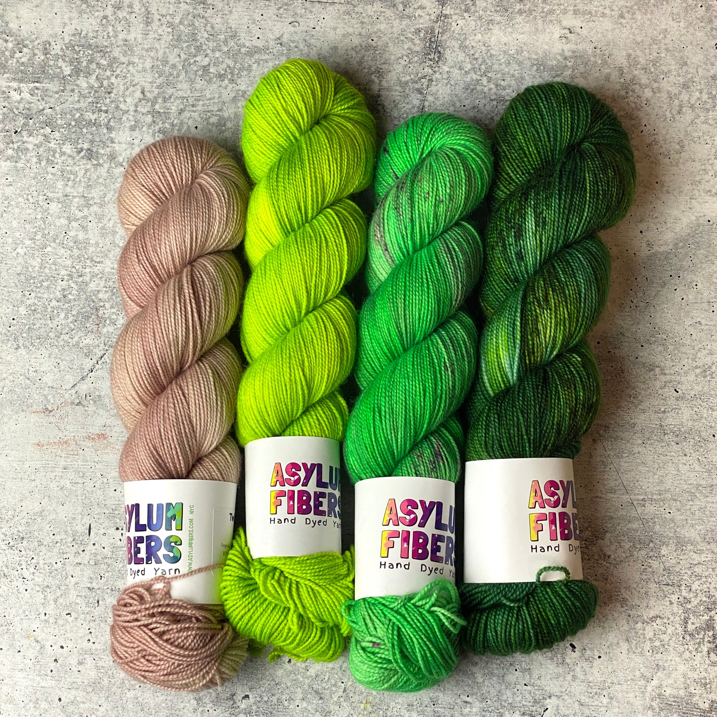 Geogradient Kit AB on Twisted Sock - Ready to Ship