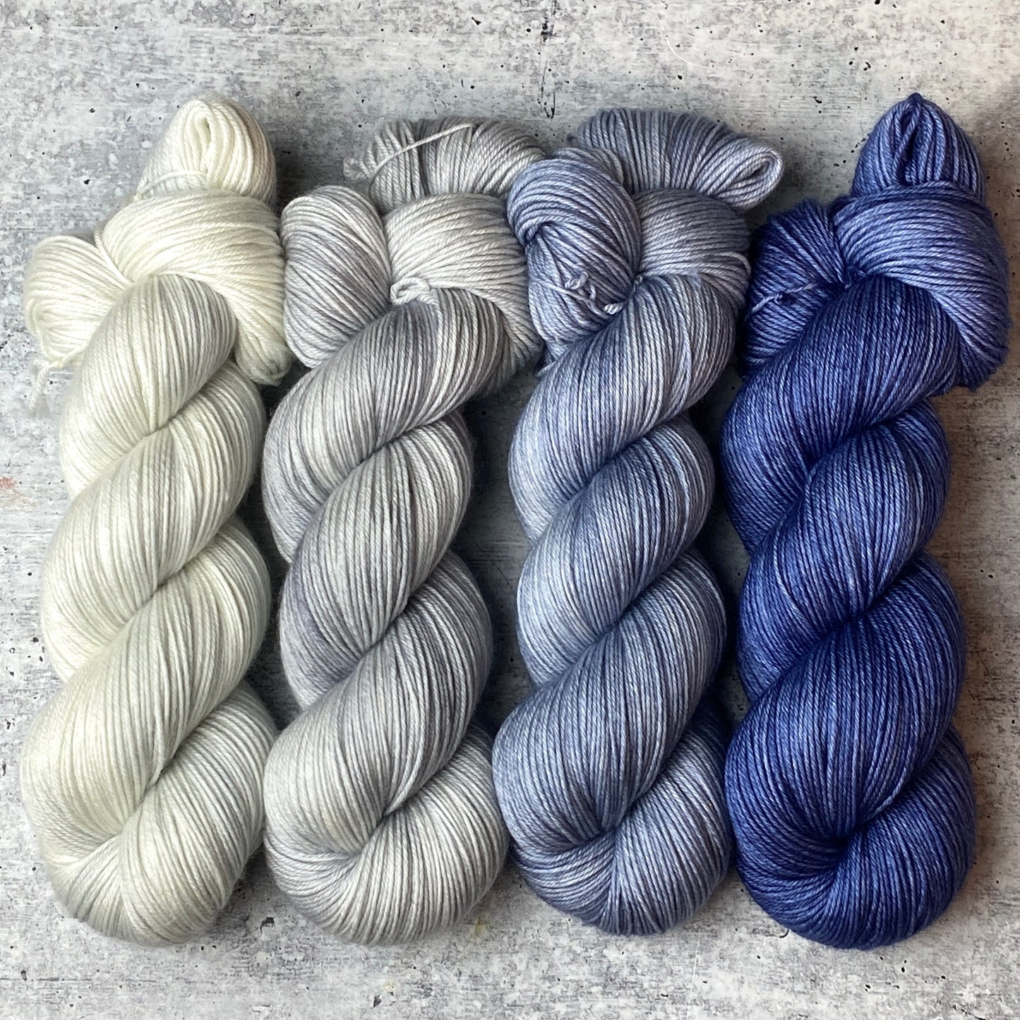 Geogradient Kit M on Luxe Fingering - Ready to Ship