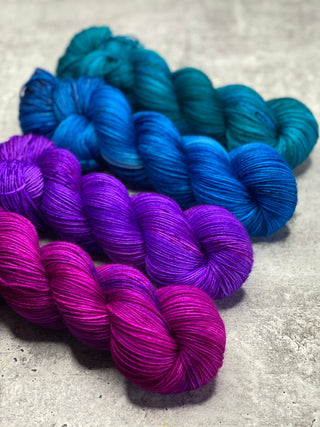 Jewel - 4 Skein Set - Dyed to Order