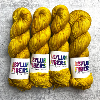 Follow the Yellow Brick Road on Luxe Fingering - Ready to Ship